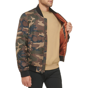 Blouson aviateur coupe-vent de haute qualité pour hommes conçu sur mesure pour l'hiver Street Wear avec col montant enduit Design haut de gamme - Product Image 5