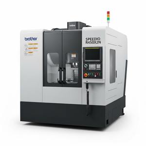 Máquina CNC Vertical de Precisión Brother SPEEDIO R450X2N, Sistema de Doble Plataforma, Alta Velocidad, Eficiente, Mecanizado Preciso, Pequeña - Product Image 3
