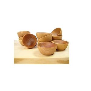 Mini bol en bois pur de qualité supérieure pour comptoir de cuisine d'hôtel et taille personnalisée, prix bon marché au meilleur prix - Product Image 2