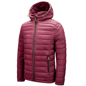 Chaqueta de Plumón Acolchada para Hombre, Talla Grande, Ligera, Abrigada para Invierno, Color Negro, Estilo Casual, con Logotipo Personalizado - Product Image 6