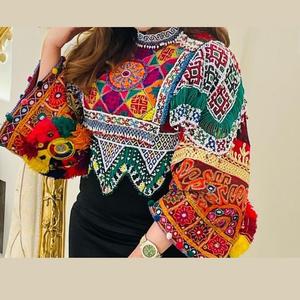 Robe de mariage nouveau Balatana Kuchi Afghani Style Vintage violet foncé Banjara robe tribale robe nouveau Kuchi Afghani robe pakistanaise - Product Image 4