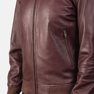 Moda personalizada nueva llegada de alta calidad chaqueta de cuero de Moda hombre nueva moda hombres PU chaqueta de cuero hombres al por mayor - Product Image 6