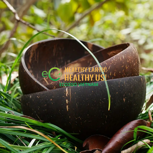 100% petit bol en coquille de noix de coco naturel biologique/petits bols en noix de coco naturelle/bol en coquille de noix de coco en gros au Vietnam - Product Image 4