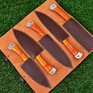 Ensemble de couteaux de luxe faits à la main en acier Damas, ambidextres, 67 couches, durables et tranchants, nouvelle arrivée 2025, personnalisable en gros - Product Image 6