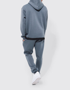 Survêtements pour hommes en molleton respirant imprimé à l'écran, personnalisables, mode streetwear surdimensionnée, 100% coton - Product Image 5