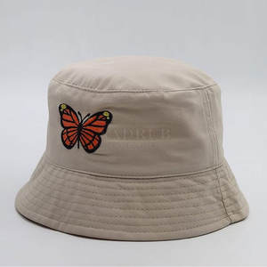 Sombrero de cubo de viaje bordado con tela de secado rápido y diseño plegable Sombrero de cubo de aspecto desgastado con textura suave - Product Image 3