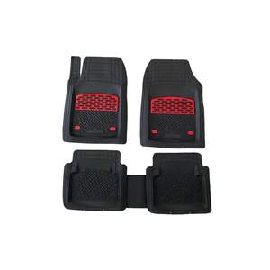 Juego de alfombrillas de piscina 3D compatibles con Toyota Yaris Sapphire Black Chrome Red - Product Image 3