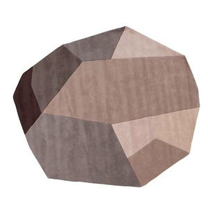 Tapis en laine fait main couleur unie poils élevés tapis moderne tufté à la main à usage domestique adapté aux animaux de compagnie - Product Image 4