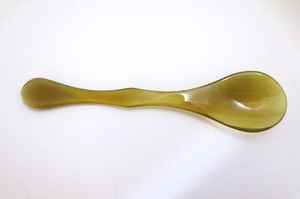 Cuillère traditionnelle en corne de buffle d'eau faite à la main, cuillère naturelle pour la décoration intérieure, artisanat unique d'Inde - Product Image 4