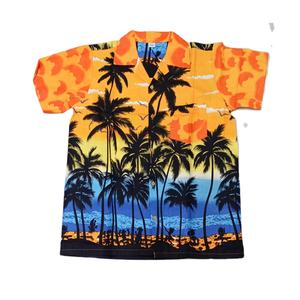 Camisetas hawaianas con estampado de palmera, ropa de talla personalizada de manga corta para fiesta en la playa, informal de verano a buen precio - Product Image 1