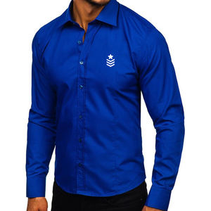 เสื้อแขนยาวลำลองสำหรับผู้ชายเสื้อสีพื้นระบายอากาศน้ำหนักเบา - Product Image 3