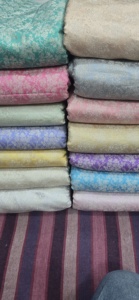 Tela Jacquard de brocado tejido con texturas ricas para vestidos de novia, muebles y decoración de interiores, pedidos al por mayor - Product Image 3