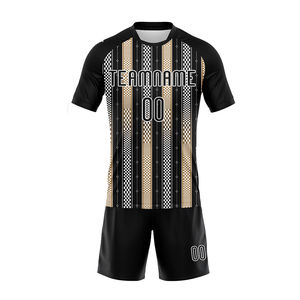 Uniforme de volley-ball pour hommes en polyester, col en V, séchage rapide, avec design de sublimation personnalisé - Product Image 1