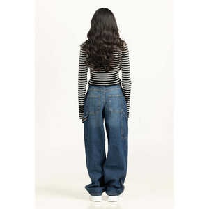 Suéter de Punto Casual de Alta Calidad para Mujer, Invierno WM-SWT-TP-WS24-038, Tejido de Canalé con Decoración de Patrones - Product Image 3