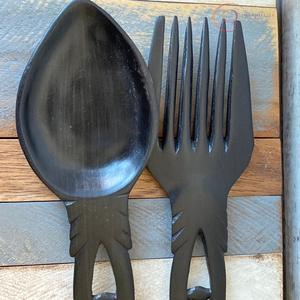 Juego de Cubiertos de Madera Natural, Utensilios Elegantes y Prácticos para el Uso Diario - Product Image 4