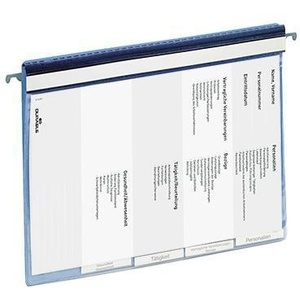 แฟ้มพลาสติกสีน้ำเงิน DIN A4 ทนทานสำหรับเอกสารส่วนตัว - Product Image 1