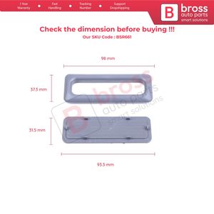 BSR661 manija de cortina de techo solar gris para W202 W203 W208 W209 W210 W211 W215 W219 W220 W240 W140 A21178406447 Bross Auto Parts - Product Image 4