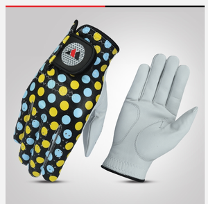 Dernier style Cabretta cuir sur mesure en PU souple hommes femmes golfeur sports d'été gants de golf - Product Image 2