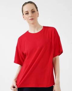 Vente en gros d'usine de t-shirts pour femmes à séchage rapide anti-rétrécissement respirant confortable couleur unie col rond t-shirts OEM à manches longues - Product Image 6