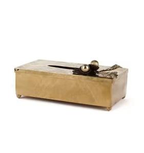 Caja de pañuelos de Metal decorativa Flor en el diseño superior, servilletero, cajas decorativas de mesa hechas a mano maravillosas en suministros a granel - Product Image 5