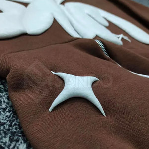 เสื้อฮู้ดผู้ชายลำลองพิมพ์ลาย ผ้าฝ้ายฟลีซ 100% สไตล์ฤดูหนาว แห้งเร็ว ระบายอากาศดี MOQ ต่ำ ราคาขายส่ง - Product Image 3