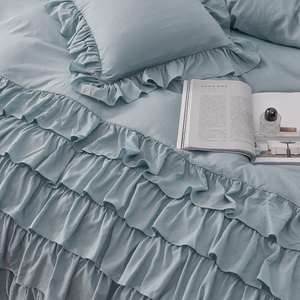 Ensemble de jupes de lit en coton écologique de haute qualité 600TC personnalisable, polyester tricoté imperméable pour usage domestique et hôtelier, style européen - Product Image 5