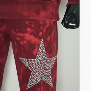 Conjunto Deportivo de Invierno para Hombre, Sudadera con Capucha 100% Algodón, Tie Dye, Bordado 3D, MOQ Bajo, Talla Grande - Product Image 5