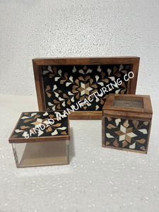 Juego de Quemadores de Incienso Bakhoor de Diseño Nuevo para Ramadán y Eid, Incienso de Primera Calidad con Incrustaciones de Nácar y Aromas de Lavanda, Benjuí y Océano - Product Image 5