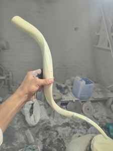 Alta calidad hecho a mano Color Natural Ram Horn Shofar pulido estilo Animal náutico decoración del hogar y herramienta de soplado - Product Image 4