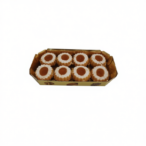 Fimardolci <b>Sweet</b> Fruity Apricot Eyelets Sandwich Semi-Soft Biscuits 200g <b>Box</b> 6pcs - Product Image 2