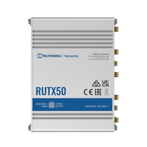 เราเตอร์อุตสาหกรรมระดับมืออาชีพ Teltonika RUTX50, 5G, Wi-Fi 5, รองรับซิมคู่, 5 พอร์ต RJ45 ความเร็ว 1000Mb/s - Product Image 2