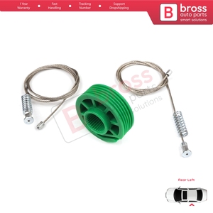 ชุดซ่อมมอเตอร์กระจกหน้าต่าง BWR5300 ประตูหลังซ้าย สำหรับ A6 C5 4B 1997-2005 Allroad 4BH 4/5 ประตู 4B0839461 - Product Image 5