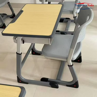 Fournitures scolaires en métal modernes, bureaux et chaises pour enfants à hauteur réglable, meubles scolaires, bureaux et chaises pour étudiants
