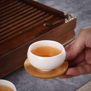 Mini Waterproof Wooden <b>Coasters</b> Square Saucer Shaped <b>Drink</b> <b>Coaster</b> Cup Tray | Rustic Bar & Home Decor Wholesale OEM - Product Image 5