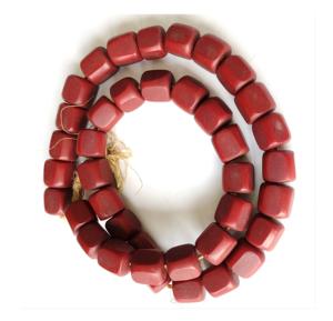 Collier multicolore fait à la main de vingt-huit couleurs style bouddhisme ange écologique jaune orange marron tons artisanat naturel - Product Image 6