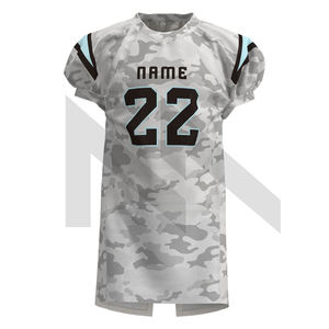 ชุดอเมริกันฟุตบอลแบบย้อนยุค100% สั้นป้องกันรังสียูวีจากโพลีเอสเตอร์สำหรับงานอีเวนต์ของทีม - Product Image 2