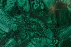 Pièce maîtresse de table en pierre de malachite Accessoire de décoration écologique - Product Image 3