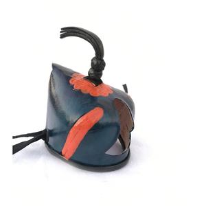 Cagoule Khan en cuir véritable personnalisable pour fauconnerie Steve Tait Tailles disponibles Appel de jeu avec bretelles en nylon - Product Image 6