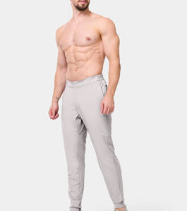 Pantalones de chándal cargo personalizables para hombre Premium con bolsillo con cremallera para chándales cómodos de entrenamiento de gimnasio para hombre - Product Image 2