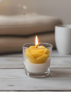 Bougie en cire de soja dans un verre rose spéciale Saint-Valentin, bougie romantique dans un verre, idéale pour la décoration de la maison, cadeaux de bougies disponibles au prix de gros - Product Image 5