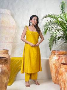 Colección al por mayor de fondo Gadwal Kurti listo para usar con catálogo completo Dupatta disponible a precio mayorista - Product Image 2