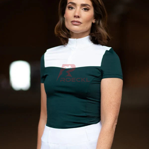 Camisas de equitación para mujer diseñadas con un ajuste elegante y tela duradera para una comodidad duradera y una Elegante ropa de espectáculo ecuestre - Product Image 2