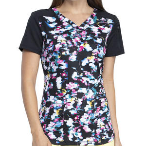 ชุดยูนิฟอร์มพยาบาลหญิงแบบสั้นแขนสั้น ผ้าเนื้อแมท สำหรับแพทย์และบุคลากรทางการแพทย์  รับสกรีนโลโก้ตามแบบ - Product Image 4