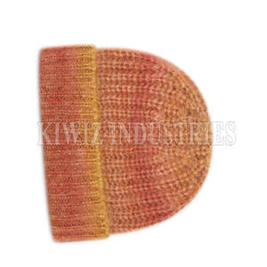 Fabrication sur mesure avec logo Mohair Beanie Hats 2024 All Over Print Designer Mohair Beanie Hats à vendre - Product Image 4