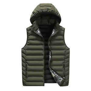 OEM sin mangas burbuja Puffer chaleco chaqueta logotipo personalizado chalecos cálido Chaleco de invierno para los hombres de alta calidad - Product Image 1