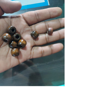 Cuentas de madera hechas a mano personalizadas hechas de madera natural con esmalte ideal para diseñadores y revendedores de joyas de surf - Product Image 1