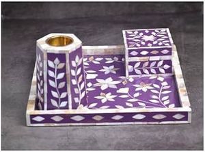 ชุดบาคุรอร์ฝังไข่มุกเปลือกหอยทะเลชุดบาโคอาราสำหรับวันฮารา - Product Image 2