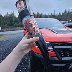 Corne à boire en agate viking polie écologique fabriquée à la main naturelle personnalisée de la meilleure qualité - Product Image 2