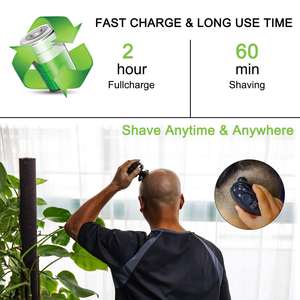 Rasoir Électrique Homme 5-en-1 Étanche Tondeuse Crâne Chauve Tondeuse Barbe Tondeuse Poils Nez Brosse Nettoyante Visage IPX7 pour le Corps - Product Image 5