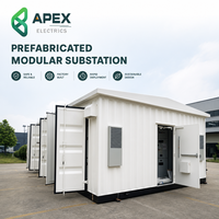 Poste de transformation modulaire préfabriqué Apex 36kV 2500kVA IP54 avec appareillage de moyenne tension, transformateur et panneau basse tension C5-M IEC 62271-202